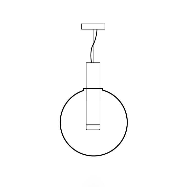 Modern Glass Pendant Lamp for Ambient Lighting