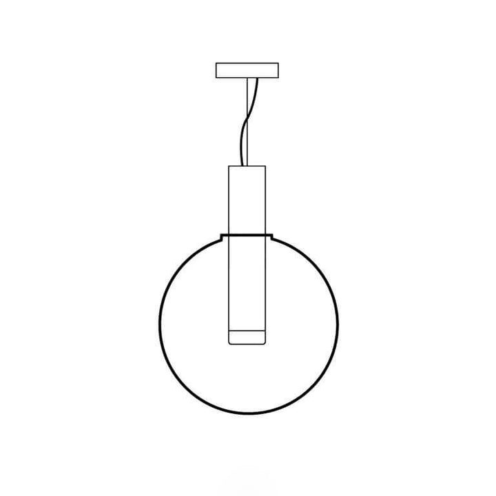 Modern Glass Pendant Lamp for Ambient Lighting