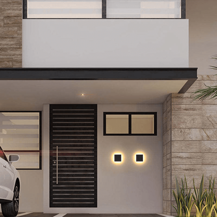 Outdoor LED Wall Lamp - Circular/Square - Modern Design
