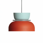 Light blue + orange