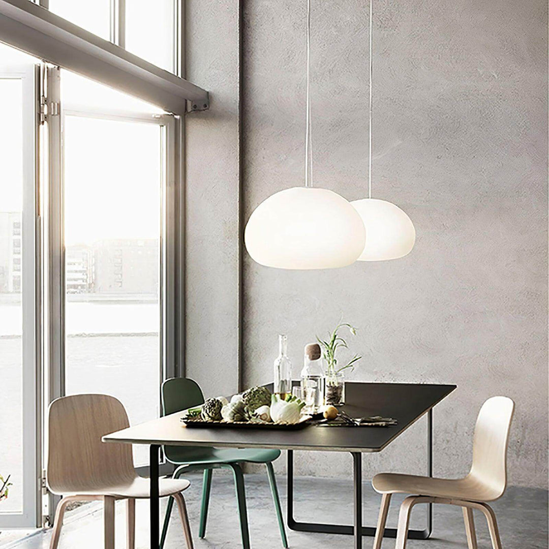 Glass Globe Pendant Light Fixture