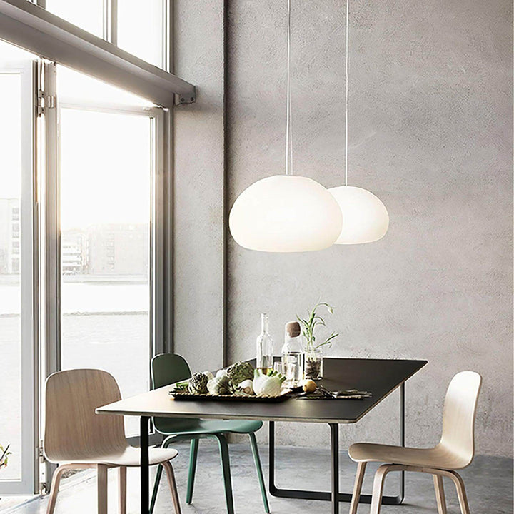 Glass Globe Pendant Light Fixture