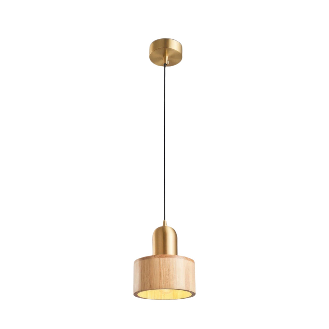 Cylinder Pendant Light - Japanese Style Hanging Lamp