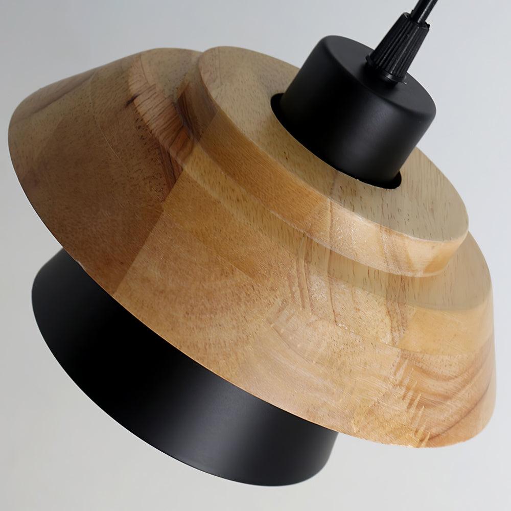 Natural Stone & Wood Pendant Lamp