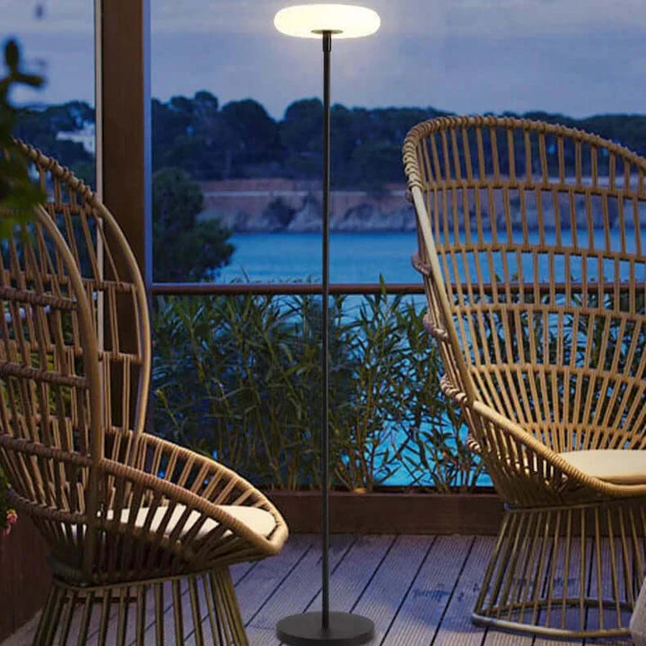 Solar Garden Lamp Outdoor, Metal & Acrylic, Dia 30cm