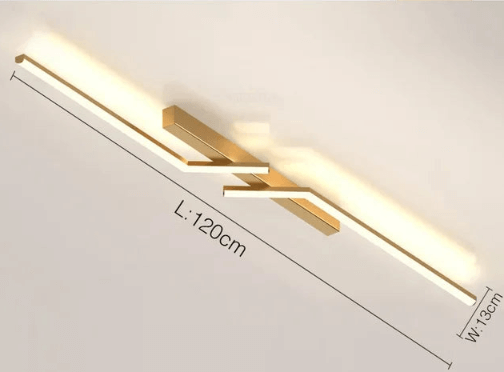 Modern LED Ceiling Light with Line Design
