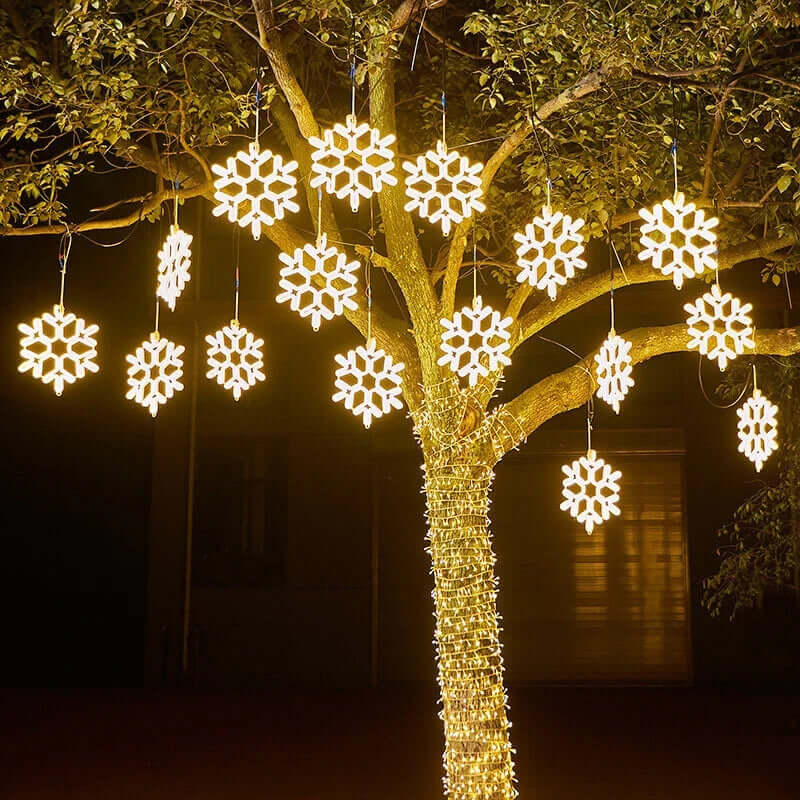 30cm LED Waterproof Snowflake Christmas Light