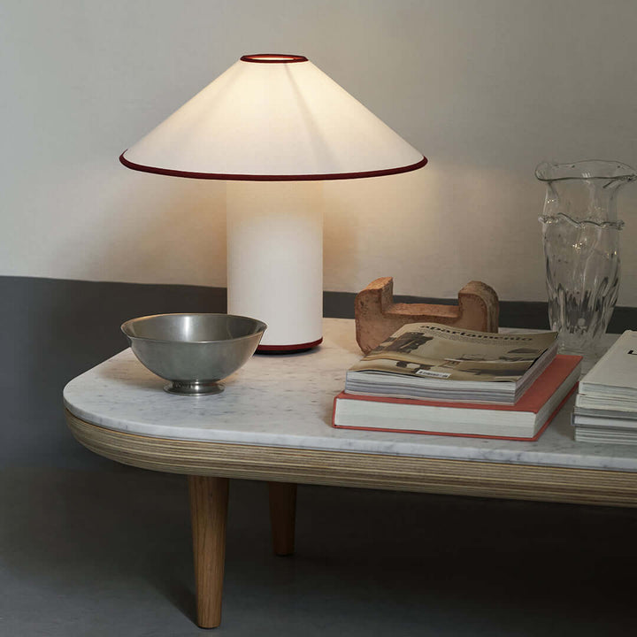Elegant Metal & Fabric Table Lamp 32cm