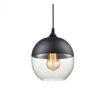 Elegant Glass Pendant Light with Adjustable Cable