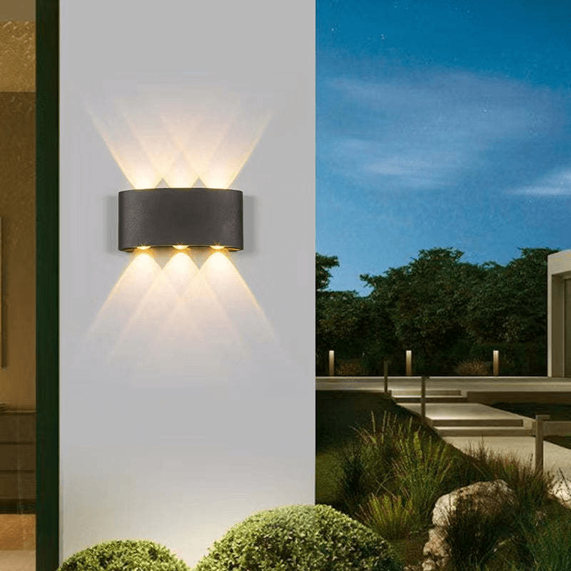 Modern LED Wall Sconce Light - Indoor/Outdoor