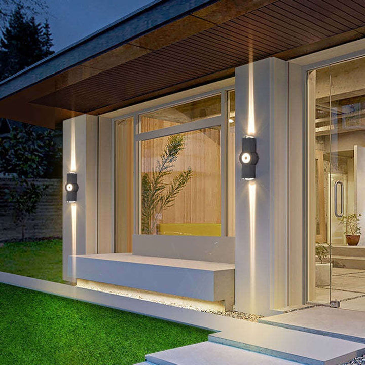 Modern Outdoor LED Wall Sconce - IP65 Waterproof