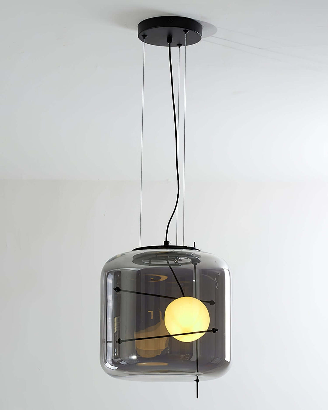Modern Glass Pendant Light 30cm