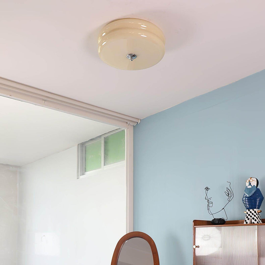 Geometric Art Deco Ceiling Light Fixture