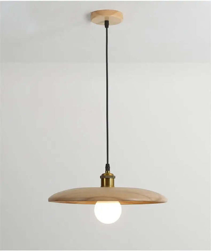 Elegant Wood Ceiling Lamp 2700K LED