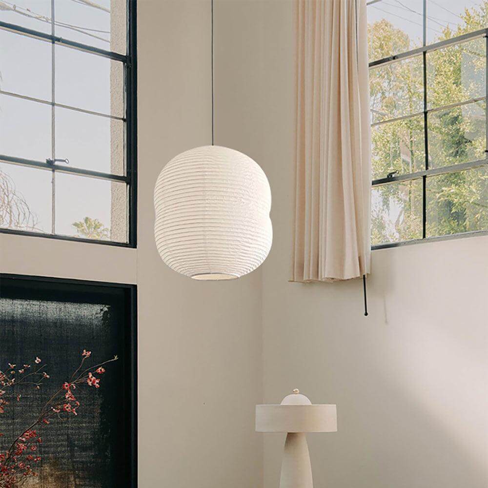 Handmade Washi Paper Pendant Light - 40cm
