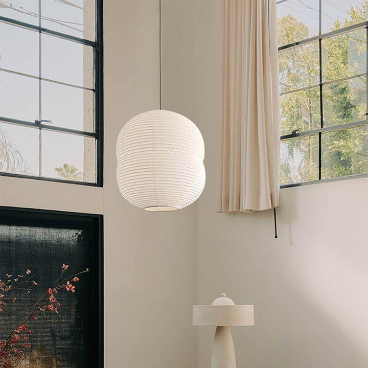 Handmade Washi Paper Pendant Light - 40cm
