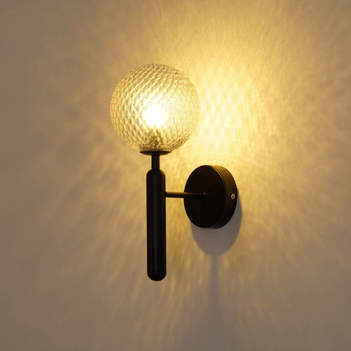 Modern Glass Wall Sconce - Elegant Lighting Fixture