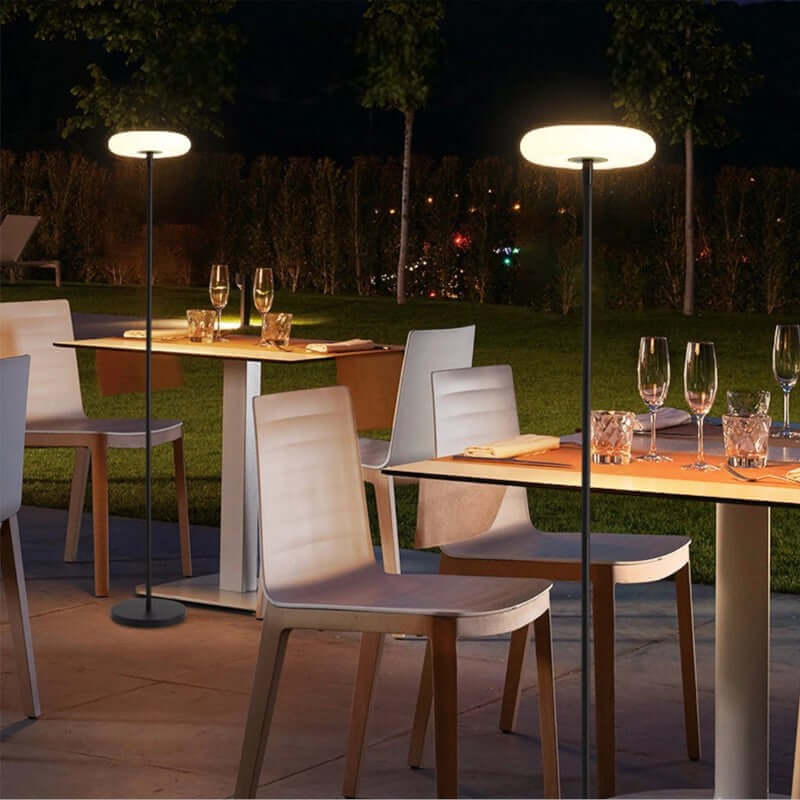 Solar Garden Lamp Outdoor, Metal & Acrylic, Dia 30cm