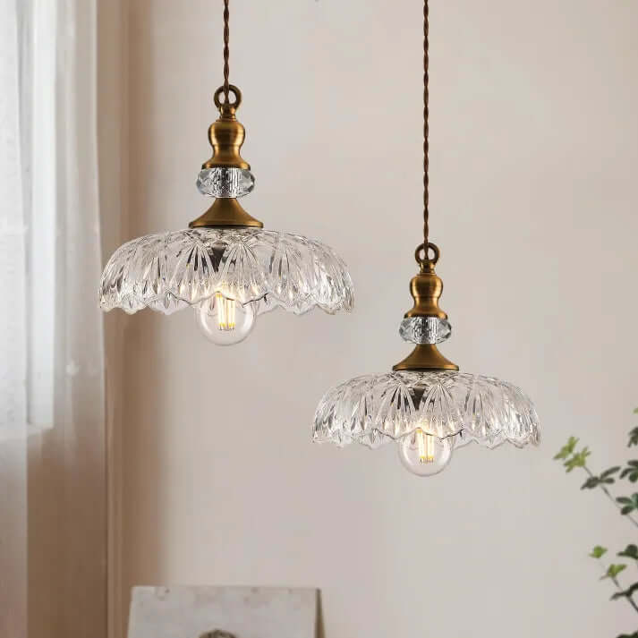 Mini Glass Pendant Light for Kitchen Island