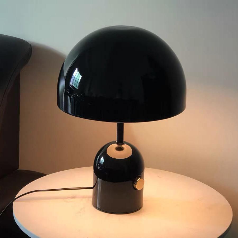 Modern Acrylic & Metal Bell Table Lamp