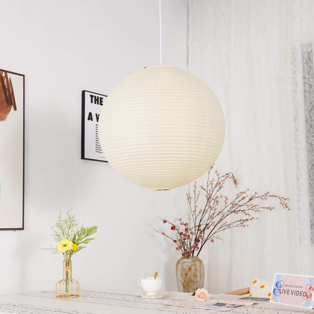 Japanese Pendant Lamp with Wire