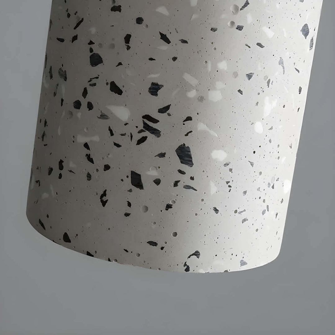 Modern Concrete Pendant Light - 9.6cm Dia x 18.5cm H