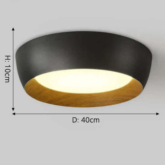 Modern Wood Accent Ceiling Light