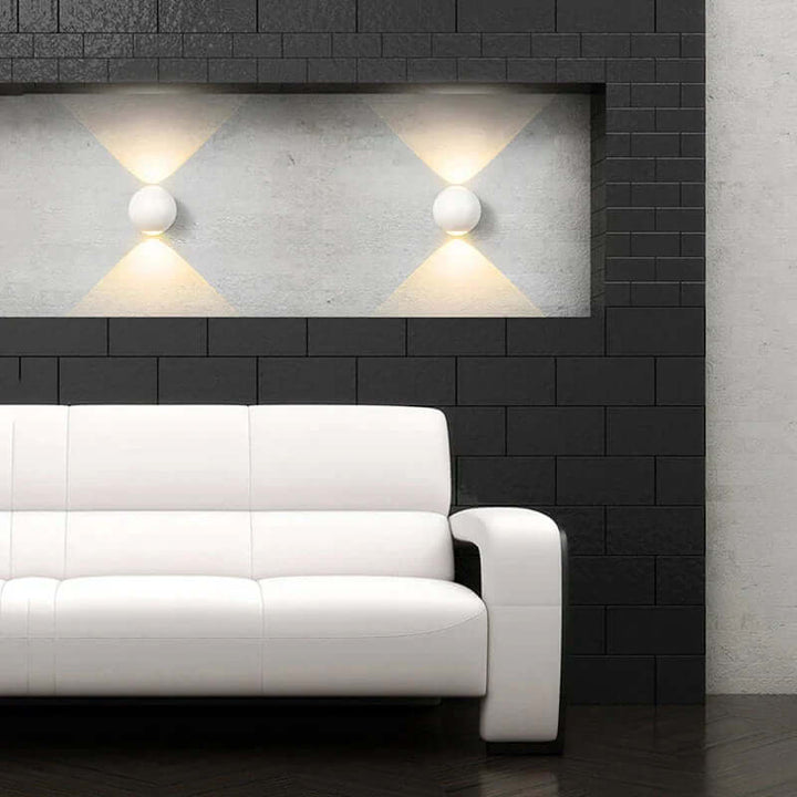 Modern Ball Aluminum Wall Light