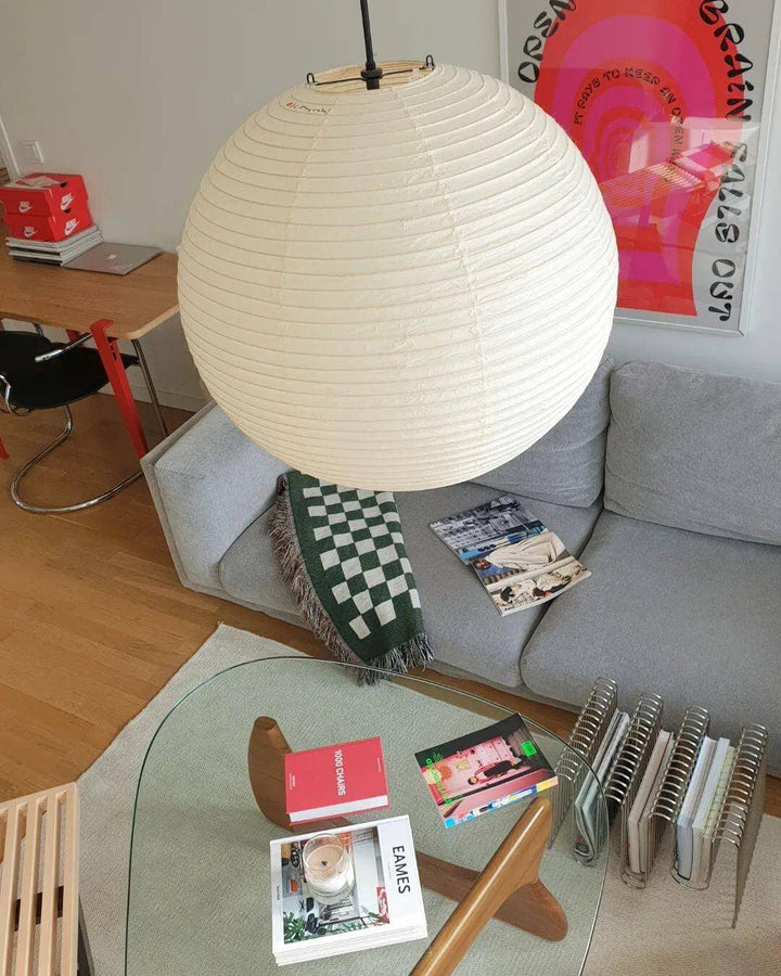 Japanese Pendant Lamp with Wire