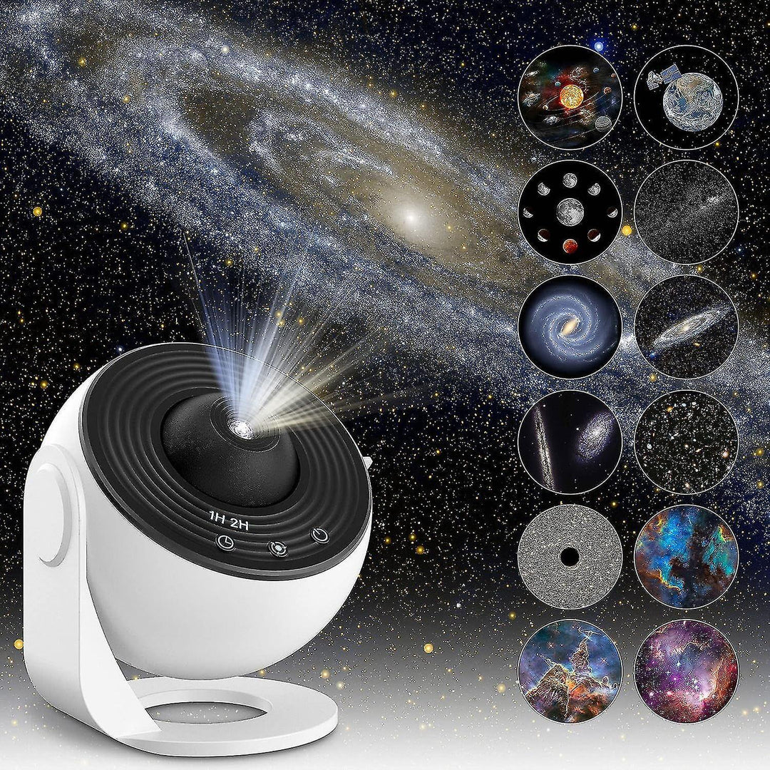 Galaxy Projector Lamp with Rotating Night Light