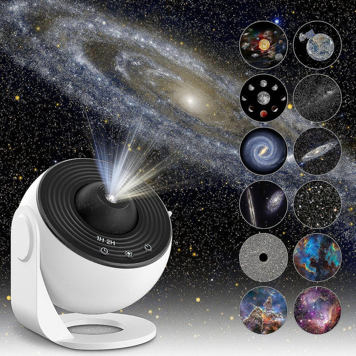 Galaxy Projector Lamp with Rotating Night Light