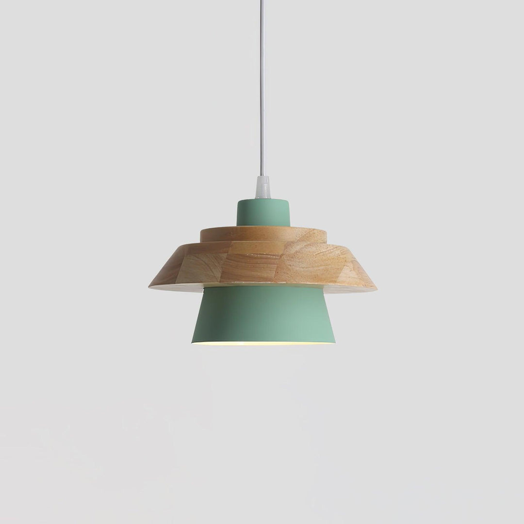 Natural Stone & Wood Pendant Lamp