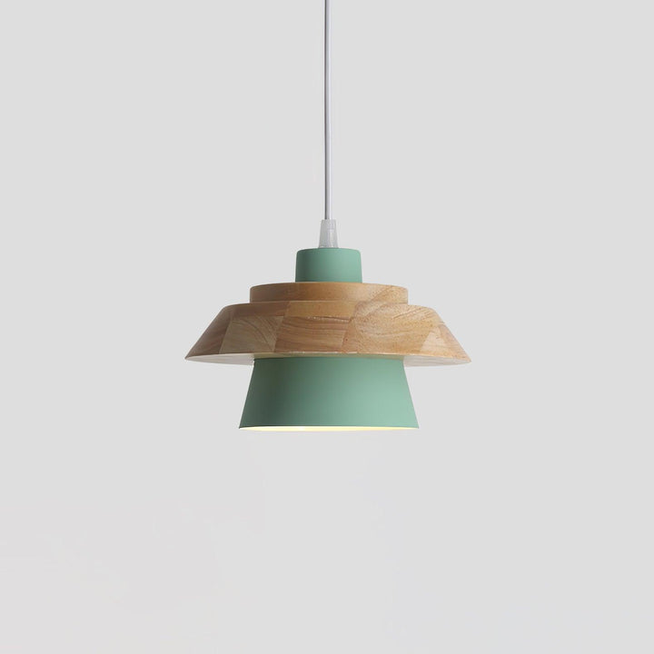 Natural Stone & Wood Pendant Lamp
