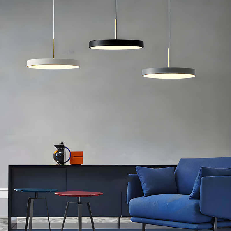 Modern LED Pendant Light Fixture, Adjustable Hanging Ceiling Lamp