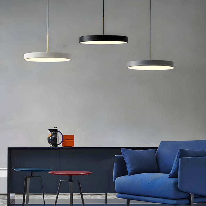 Modern LED Pendant Light Fixture, Adjustable Hanging Ceiling Lamp