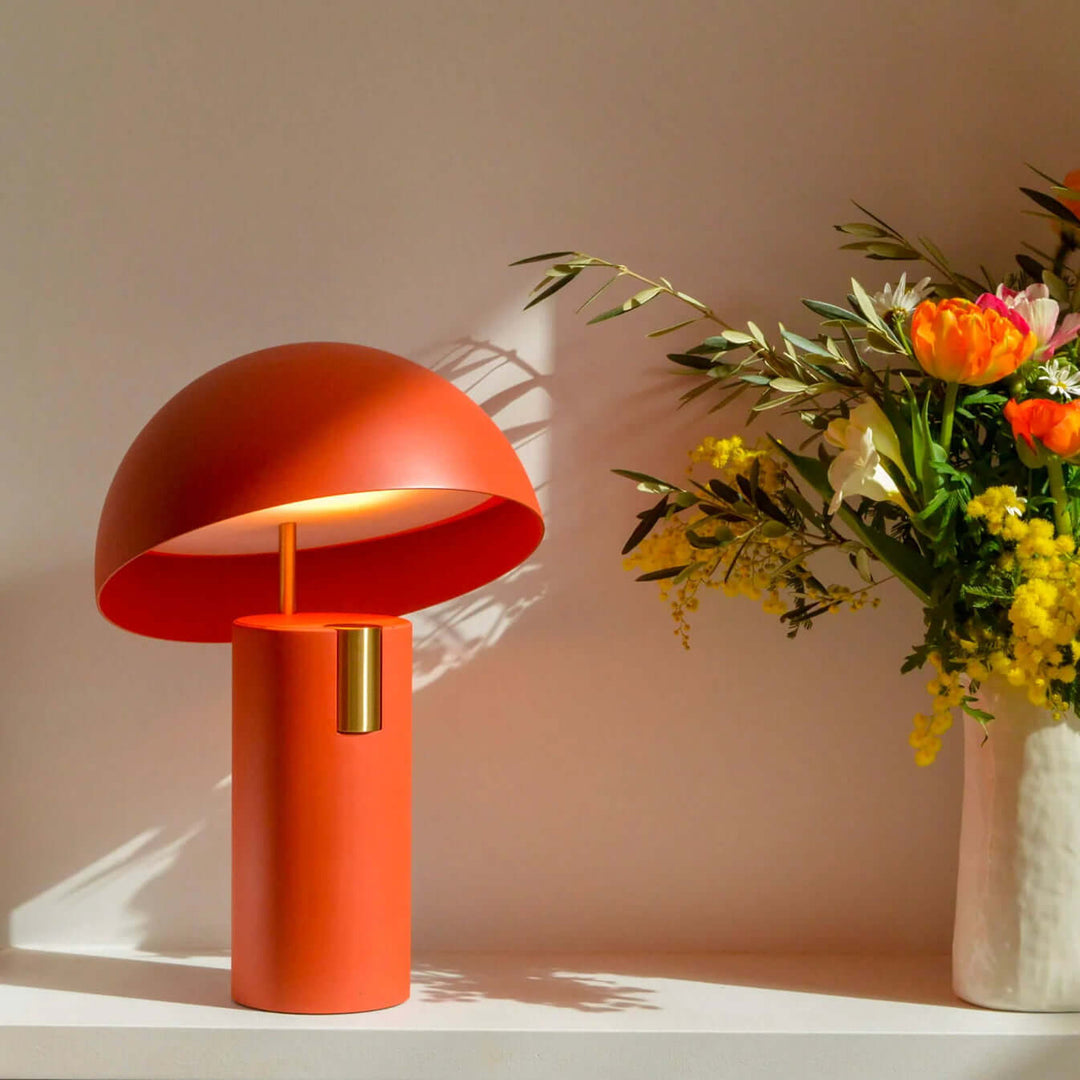 Modern Rotating Cylinder Table Lamp with LED