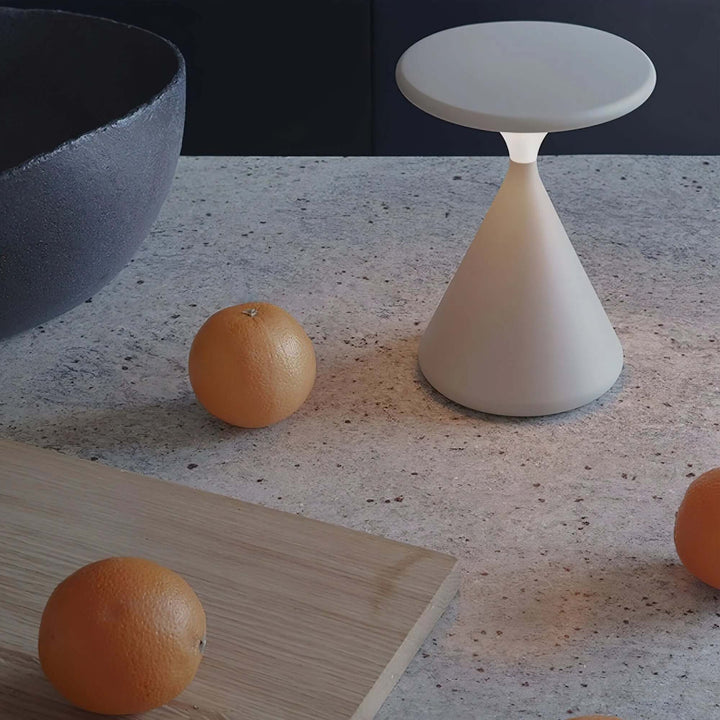 Cordless Hourglass Table Lamp