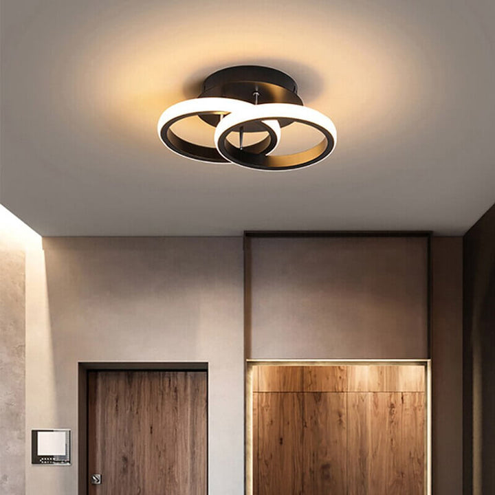 Modern 3-Ring LED Ceiling Light