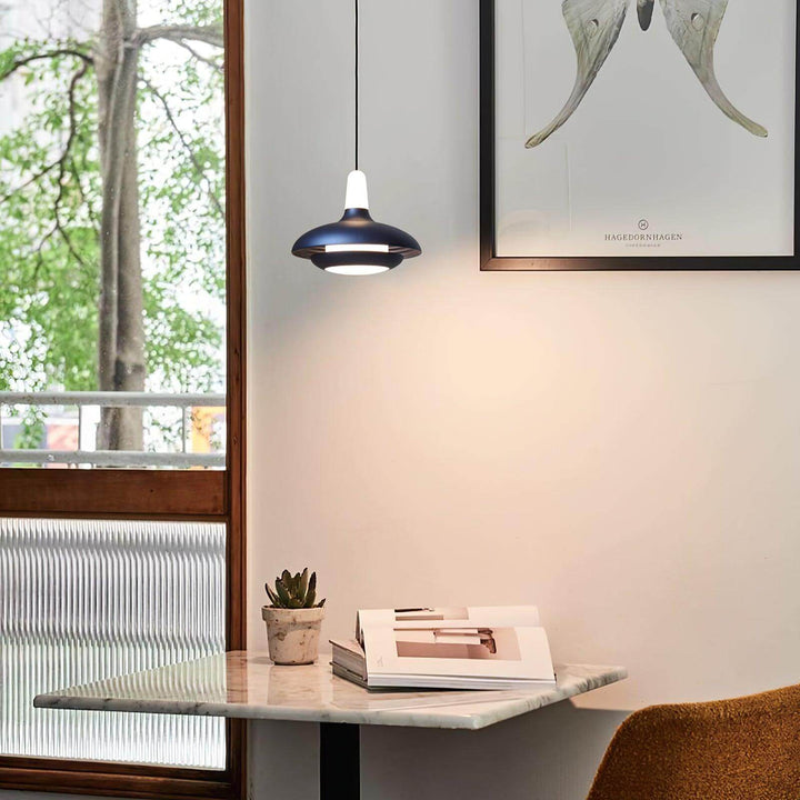 Modern LED Pendant Light, Dimmable, 18cm Diameter