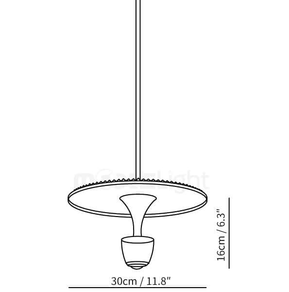 Modern LED Disc Pendant Light