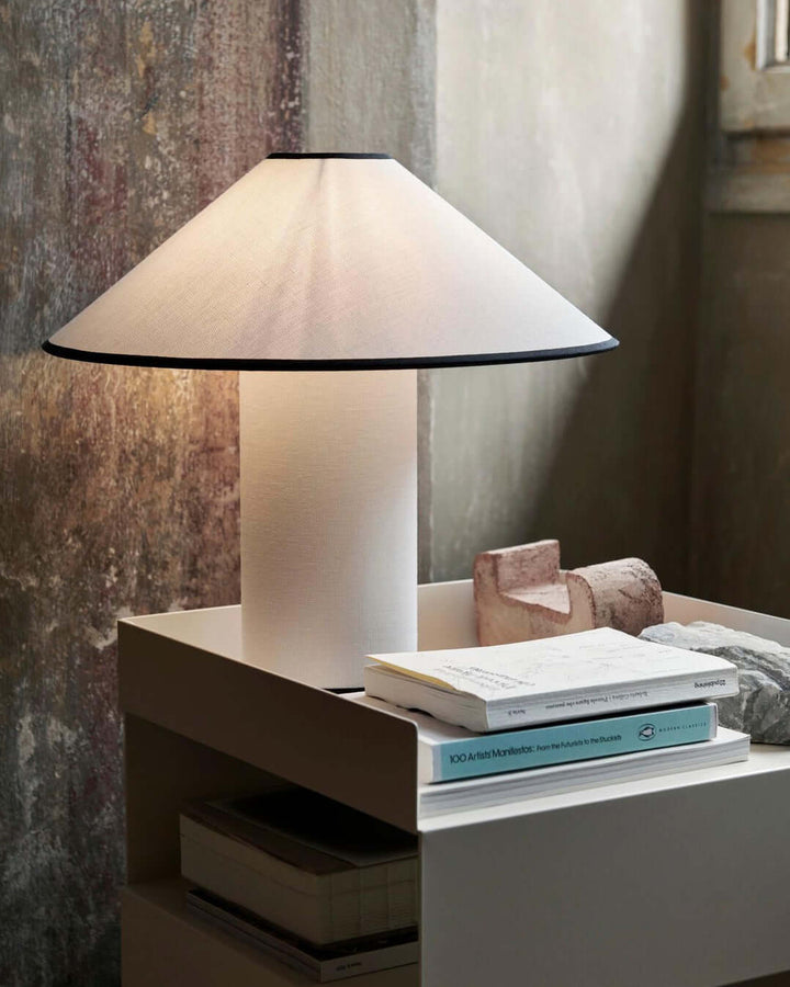 Elegant Metal & Fabric Table Lamp 32cm