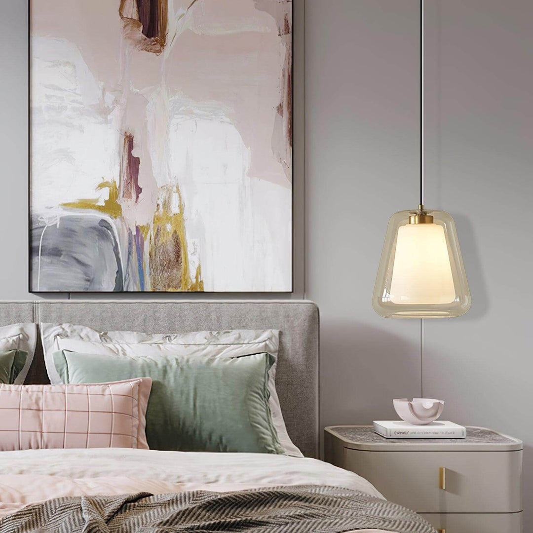 Modern Glass Pendant Light 27cm