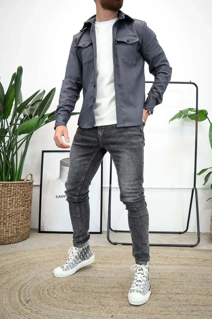 Men's Premium Overshirt - Versatile & Stylish