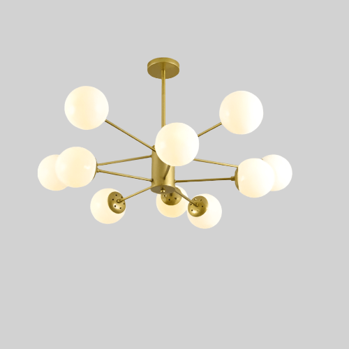 Elegant Glass Ball Chandelier
