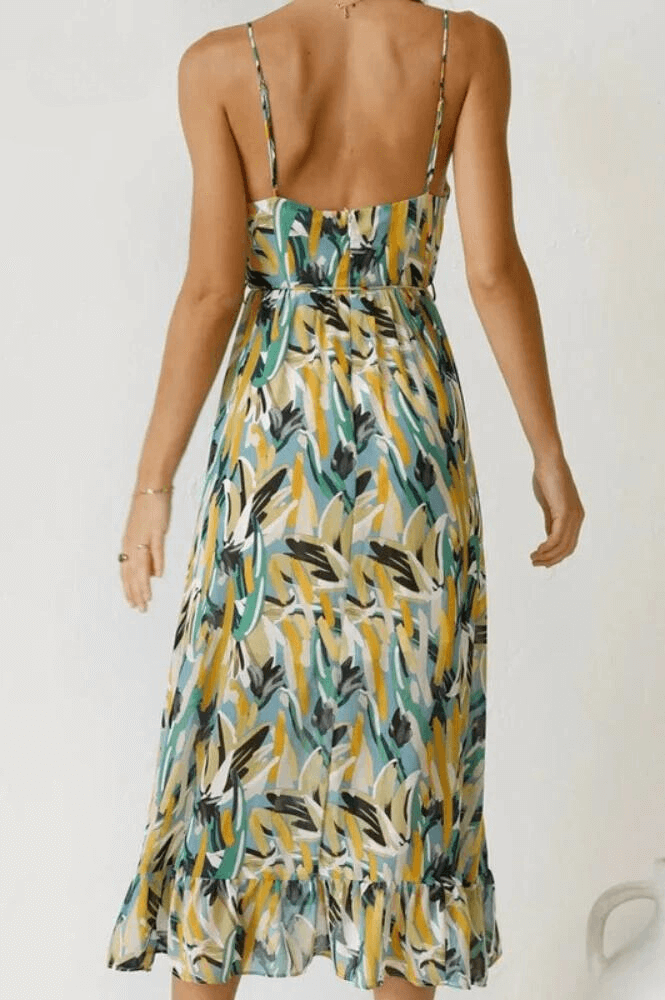 Bohemian Floral Summer Dress