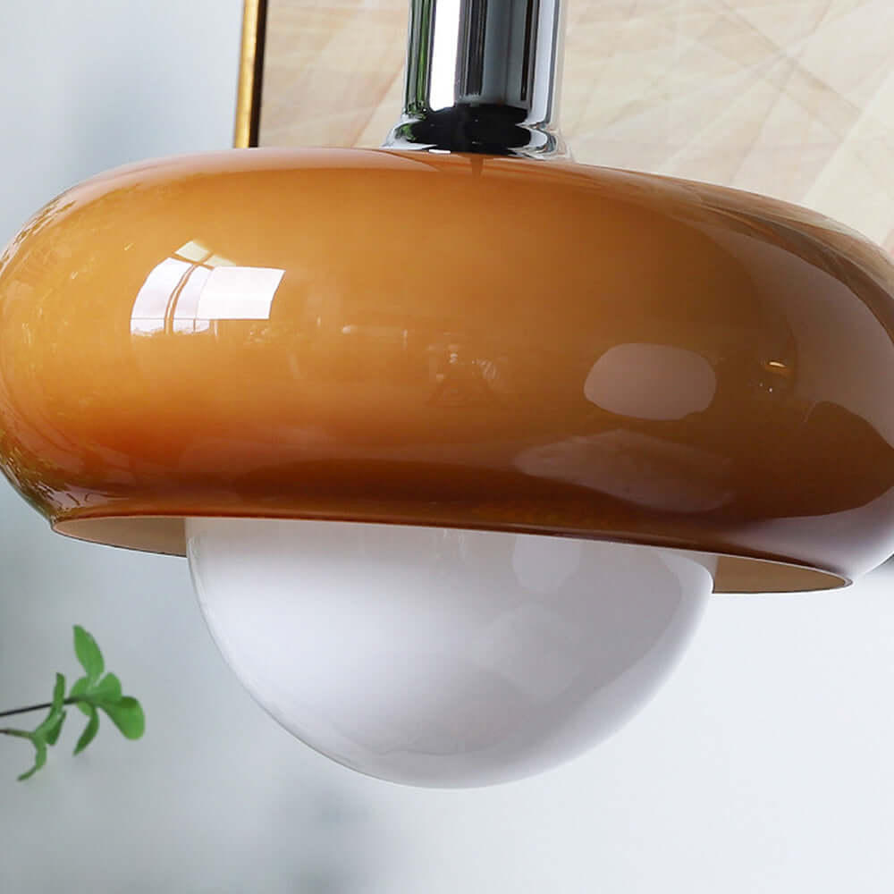 Modern Coffee Glass Pendant Light