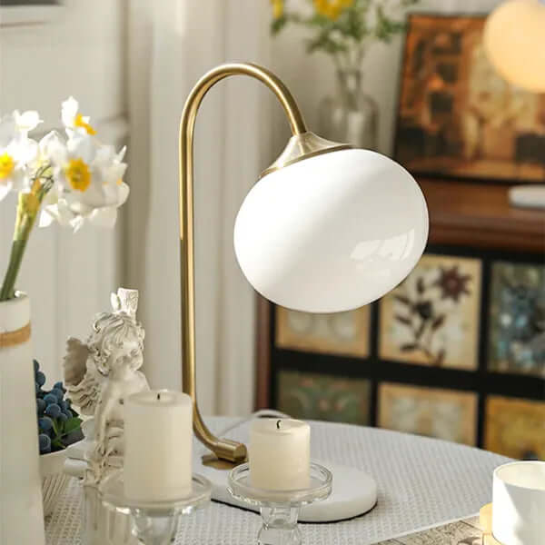 Modern Glass Globe Table Lamp