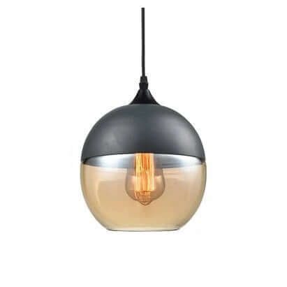 Elegant Glass Pendant Light with Adjustable Cable