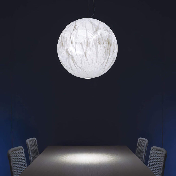 Silk Pendant Lamp with Soft Ambient Glow
