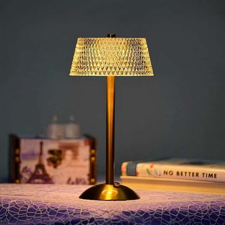 Cordless Crystal Table Lamp